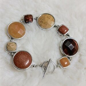 925  Sterling Silver Statement Bracelet